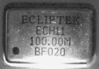 10 ecliptek ECH11 100.00 mhz BF020 crystal oscillators