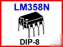 10 pcs LM358N LM358 358 low power dual op-amp 8 pin dip