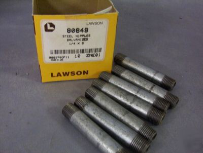 Box of 7 lawson 80648 steel nipples __Z16