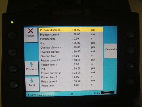 Ericsson rsu-12 ribbon fiber optic fusion splicer RSU12