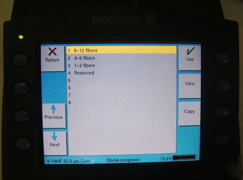 Ericsson rsu-12 ribbon fiber optic fusion splicer RSU12