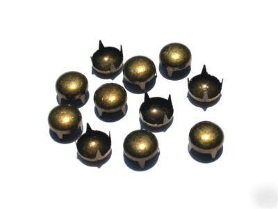 10MM metal nail-heads dome antique brass 1000 RD10B-ab