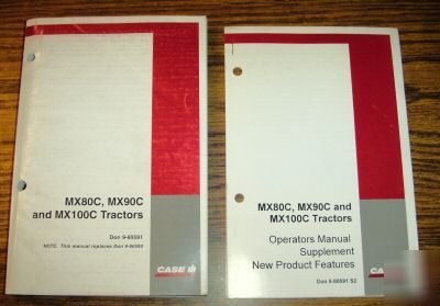 Case ih MX80C MX90C MX100C tractor operators manual