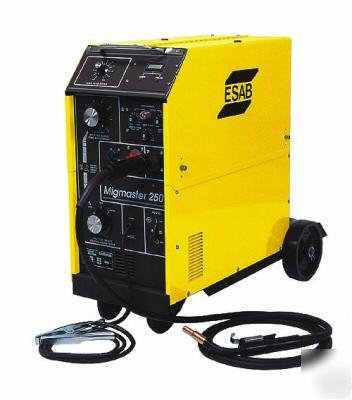 Esab migmaster 250 mig welder package 37685