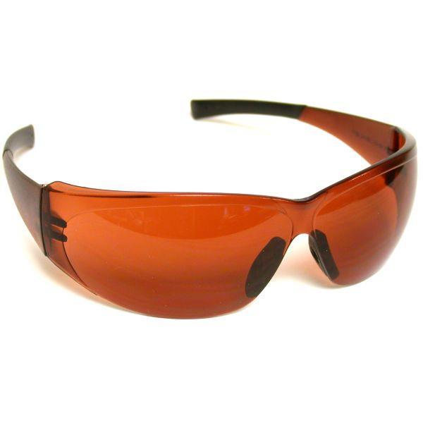 Illusion shooting & safety glasses copper