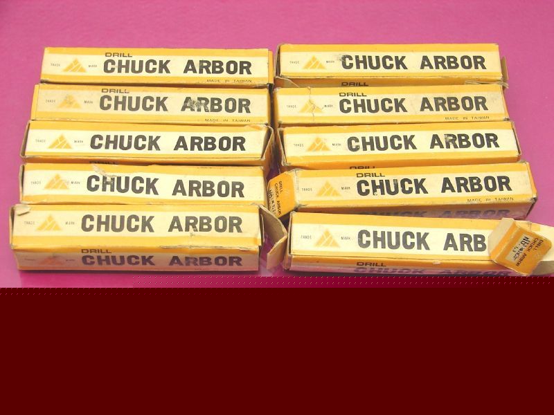 New 10 drill chuck arbor arbors 1/2