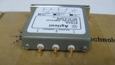 New agilent 8763A coaxial switch never used 