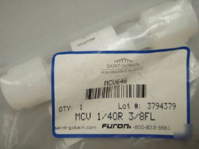 New furon, saint-gobain check valve, 3/8â€ flare MCV646 
