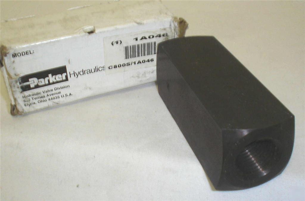 New ~parker C800S hydraulic check valve