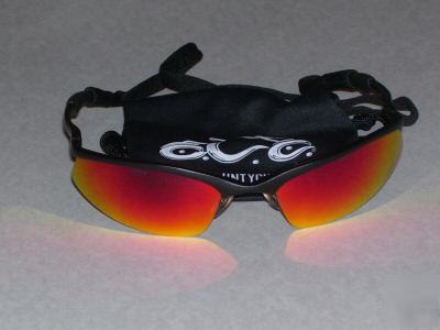 Occ safety glasses - red mirror lens sunglasses
