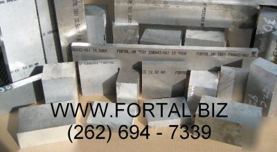 FortalÂ® hr aluminum plate 1.5 x 3 x 16