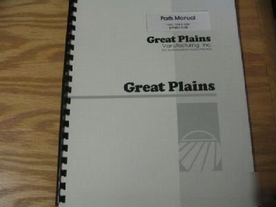 Great plains 1200 1500 2000 3-point drill parts manual
