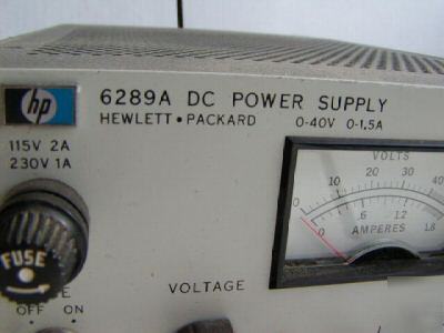 Hp - agilent 6289A 0-40V/0-1.5A dc power supply