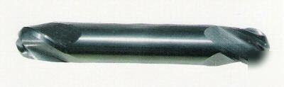 New - usa solid carbide double ball end mill 4FL 3/32