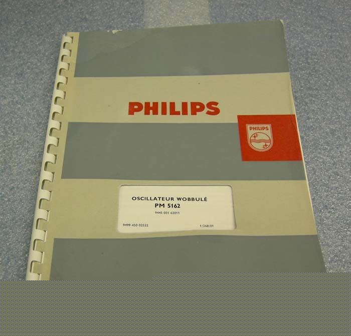 Philips oscillator manual pm 5162 french