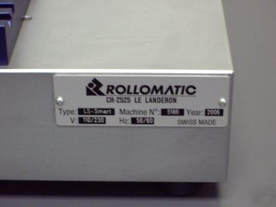 Rollomatic ls smart laser measurement tool checker