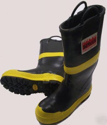 Servus 1492 rubber firefighting boot 14.5-wide