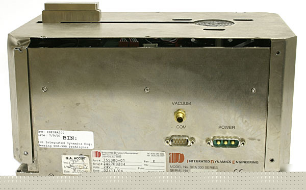 Ide spa-300 wafer prealigner tool system pre-aligner