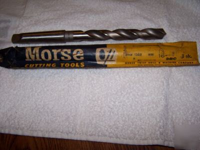 Morse high speed drill 13/16 style 1302 b&o railroad