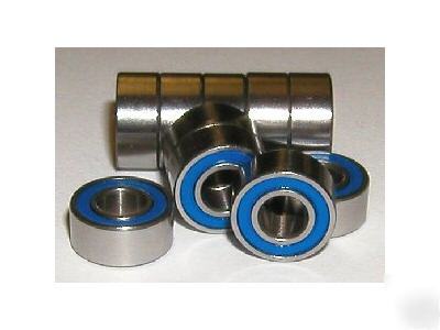 10 ball bearings 6MM x 10MM x 3MM rubber sealed 6X10X3