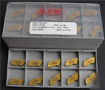 10 rtw PG3189LC RC706 cvd tin carbide indexable inserts