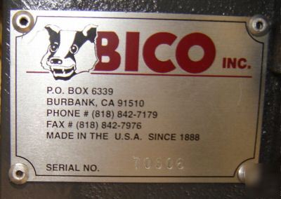 Bico model 242-53X2S type ua pulverizer (4859)