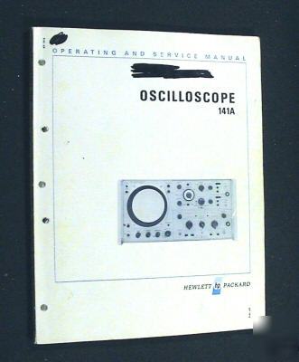 Hp agilent 141A original operators - service manual