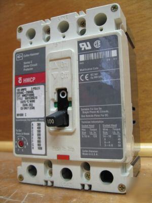 Ch cutler hammer westinghouse HMCP100R3 100 amp 100A a