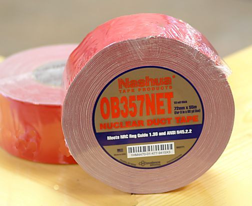 Full case nashua 357 duct tape - 3 inch red nuke grade