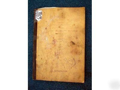 Hitachi parts list catalog for no. 3M milling machines