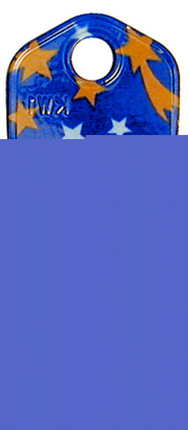 Kwikset lock color key blank blanks KW1 - shooting star