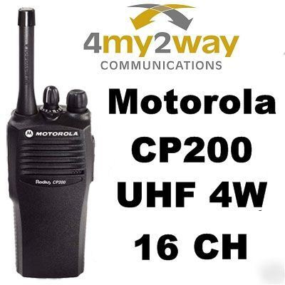 Motorola CP200 portable uhf 4W 16CH 438-470 mhz