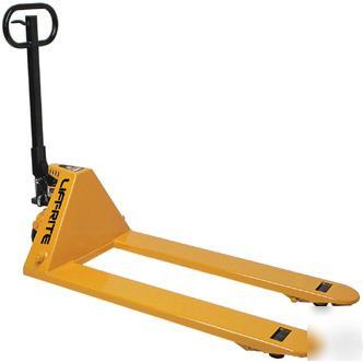 New 4-way lift-rite pallet jack 5,000 lb capacity