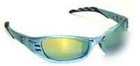 Aosafety fuel high performance safety glasses - blue