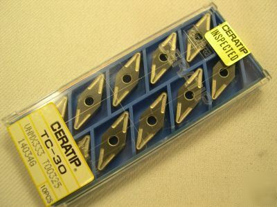 New 10 ea. ceratip inserts vnmx 333 grade TC30