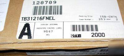 New TB31216FNEL toshiba ic t/r 2000PCS 31216FNEL new 