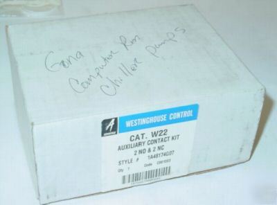 New westinghouse W22 auxilary contact kit 1A48174G07 - 