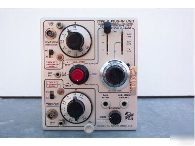 Tektronix z plug in calibrated differential comparator
