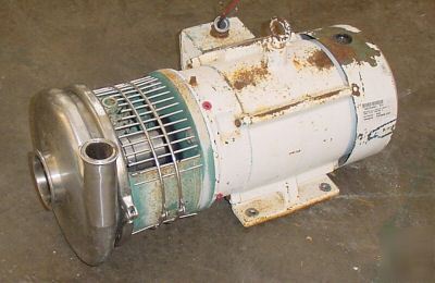 Tri-flo centrifugal sanitary washdown pump 3 hp 