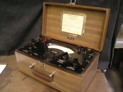 Volt amp watt meter vintage