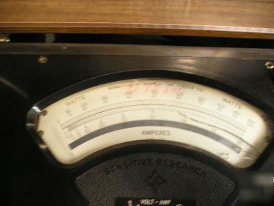 Volt amp watt meter vintage