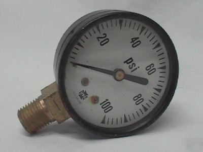 100 psi pressure gauge, made by us gauge