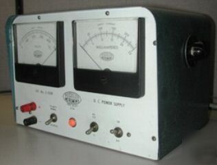 Buchler instruments dc power supply cat #: 3-1008