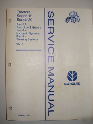 New service manual for tractor 10/30 series( holland)