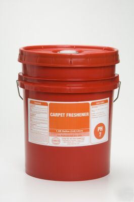 Super concentrate carpet freshner makes 480 gallons