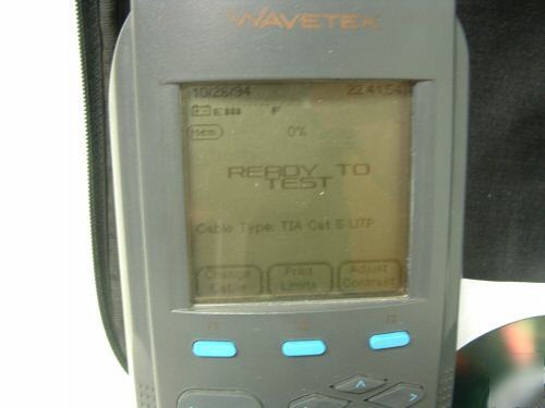 Wavetek lantek pro xl fiber CAT5 cable tester certifier