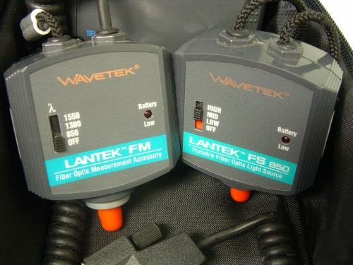 Wavetek lantek pro xl fiber CAT5 cable tester certifier