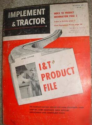 1955 implement & tractor i&t product guide john deere