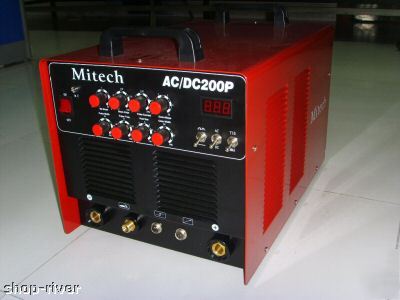 240V ac/dc 200 tig pulse welder m/c welds aluminium