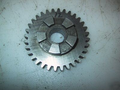 10L south bend lathe gear box 32TOOTH interlocking gear